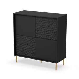 wohnli-moebel-suche-M26119655 Wohnli Möbelsuche - Schwarz-goldenes Designer-Aufbewahrungselement