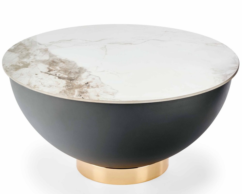 wohnli-moebel-suche-M26119723 Wohnli Möbelsuche - Runder Couchtisch aus Keramik in weißer Marmoroptik