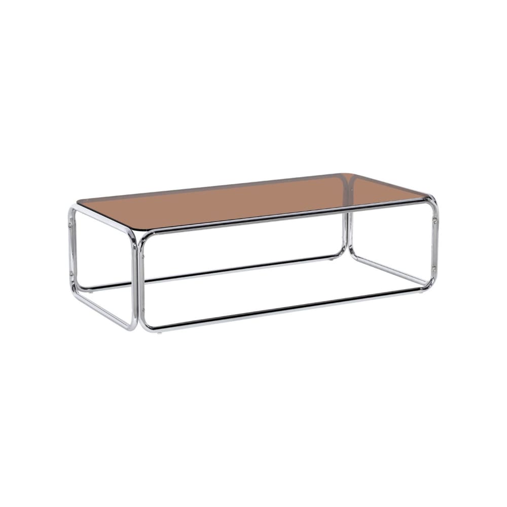 wohnli-moebel-suche-M26120244 Wohnli Möbelsuche - Couchtisch aus Stahl und Glas bernsteinfarben