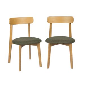 wohnli-moebel-suche-M26120563 Wohnli Möbelsuche - 2er-Set Stühle Heveaholz naturfarben Bezug khaki