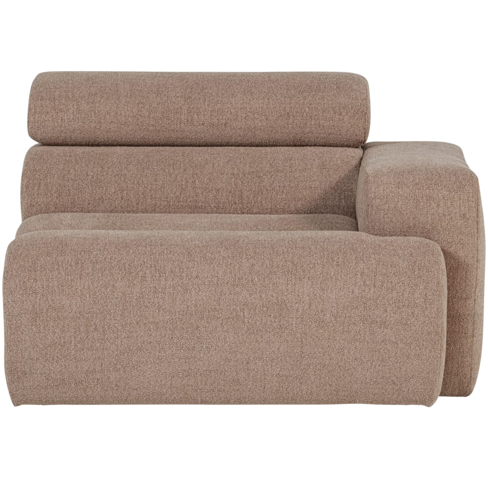Wohnli Möbelsuche - 1-Sitzer Sofa-Element Armlehne Rechts aus Webstoff
