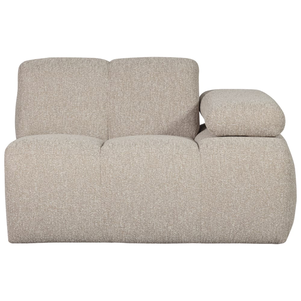 Wohnli Möbelsuche - 1-Sitzer Sofa-Element Rechts aus Boucléstoff