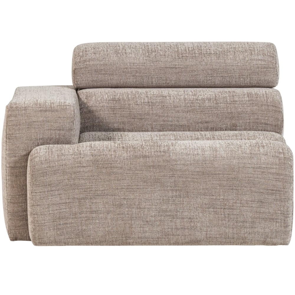 Wohnli Möbelsuche - 1-Sitzer Sofa-Element Armlehne Links aus Webstoff