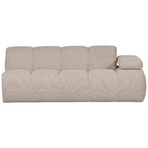 Wohnli Möbelsuche - 2-Sitzer Sofa-Element Rechts aus Boucléstoff