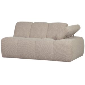 5-Sitzer Sofa-Element Rechts aus Boucléstoff