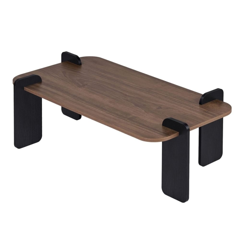 wohnli-moebel-suche-M26122594 Wohnli Möbelsuche - Couchtisch mit rechteckiger Platte L120 cm - Holzdekor dunkel