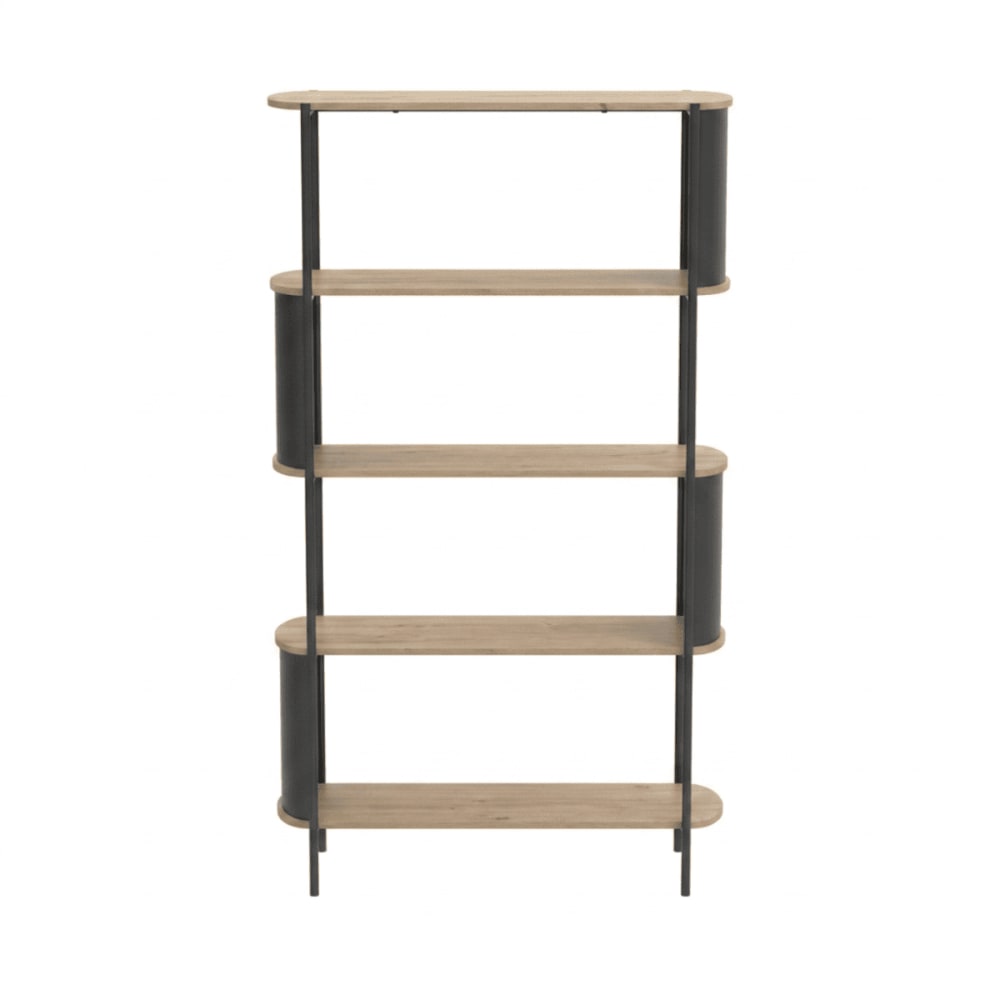 wohnli-moebel-suche-M26122618 Wohnli Möbelsuche - Bibliothek 5-Ebenen-Regal in Holzoptik H174 cm