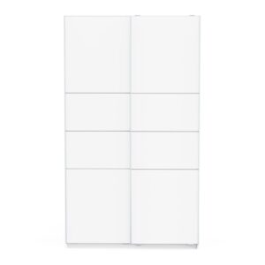 wohnli-moebel-suche-M26122629 Wohnli Möbelsuche - Schrank mit 2 Schiebetüren L116 cm - Weiß