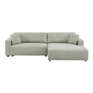 wohnli-moebel-suche-M26122788-1 3-Sitzer Ecksofa Recamiere rechts Stoffbezug hellgrau 289x83x167cm Holz Grau sweeek Sofas und Sessel Sofas Ecksofas