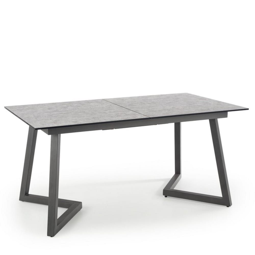 wohnli-moebel-suche-M26122901 Wohnli Möbelsuche - Ausziehbarer Esstisch und graue Metallbeine 160–210 cm