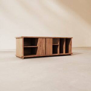wohnli-moebel-suche-M26123227-1 TV-Schrank aus Akazienholz 120 cm 120x40x40cm Holz Braun Tikamoon Möbel Wohnzimmermöbel TV-Möbel