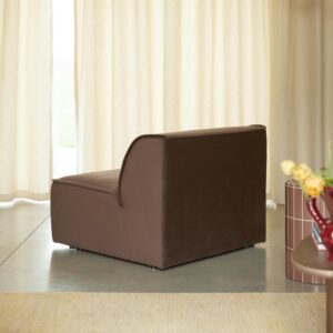 wohnli-moebel-suche-M26123237-1 Modulsessel aus Stoff in Braun 90x73x96cm Holz Braun Tikamoon Sofas und Sessel Sessel, Poufs und Fußbänke Sessel