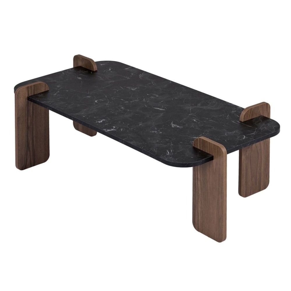 wohnli-moebel-suche-M26124650 Wohnli Möbelsuche - Couchtisch mit rechteckiger Platte L120 cm - Schwarzholz
