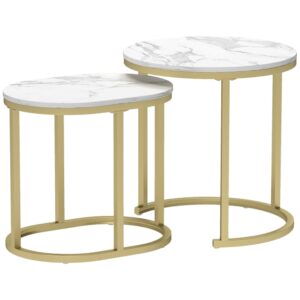 wohnli-moebel-suche-M26124769 Wohnli Möbelsuche - 2-teiliges Couchtisch-Set aus MDF stapelbar 60x36x43