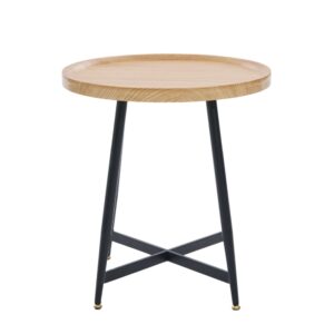 Wohnli Möbelsuche - Beistelltisch aus MDF mit Metallgestell 55x55x60 cm