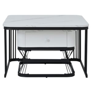 wohnli-moebel-suche-M26124794 Wohnli Möbelsuche - Couchtisch-Set aus MDF mit Schublade 70x70x45 cm