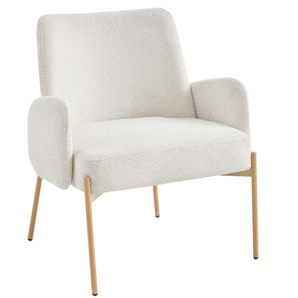 wohnli-moebel-suche-M26125096 Wohnli Möbelsuche - Sessel mit leinenfarbenem und Metall in Eichenoptik.