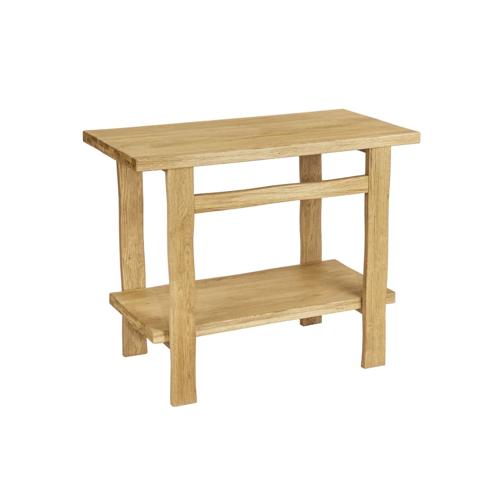 Wohnli Möbelsuche - Waschbeckenschrank L.95 x H.78 x T.50 cm aus gealterter massiver Eiche
