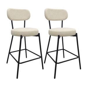 wohnli-moebel-suche-M26125824-1 Barhocker Kücheninsel Metall Cord H65cm 51x94x49cm Holz Beige Mob In Möbel Esszimmermöbel Barhocker
