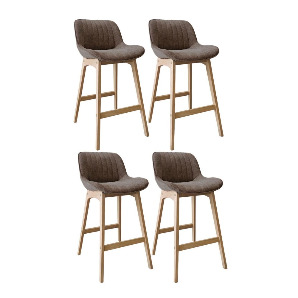 wohnli-moebel-suche-M26125828 Wohnli Möbelsuche - Barhocker-Set Eiche & Cord-Samt H75cm