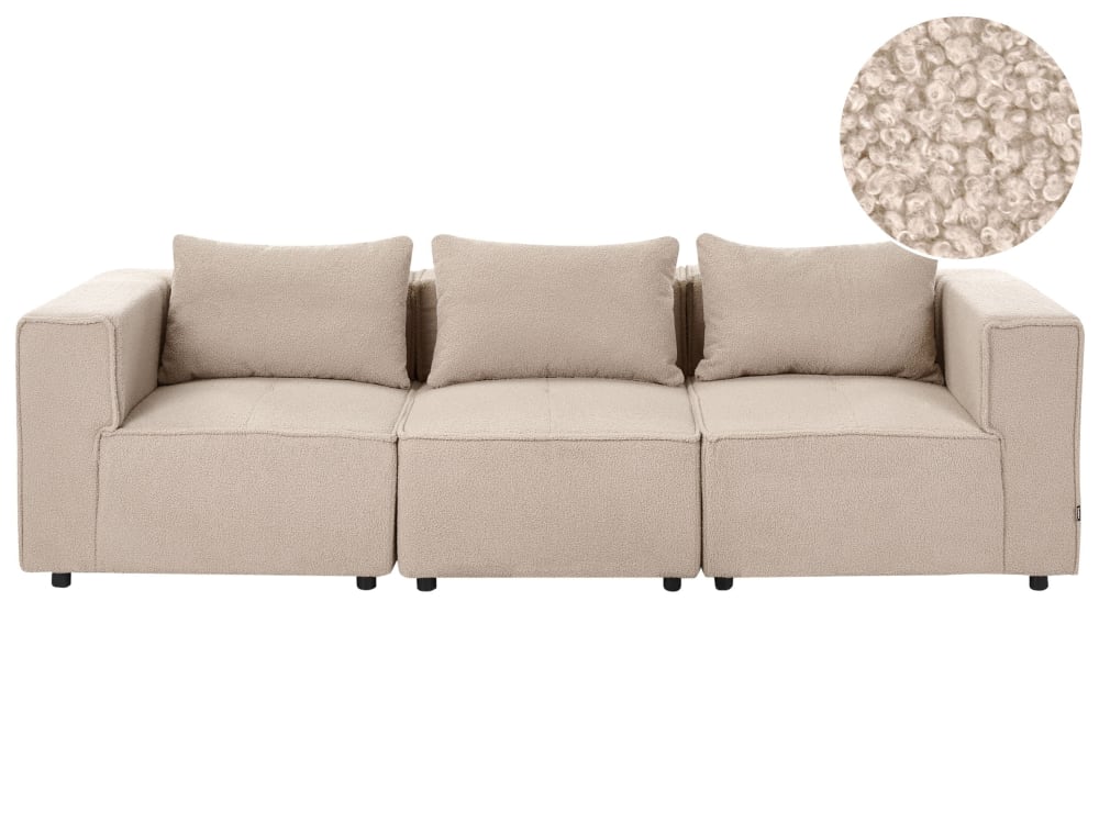 wohnli-moebel-suche-M26126099 Wohnli Möbelsuche - Modulsofa 3 Personen aus Bouclé