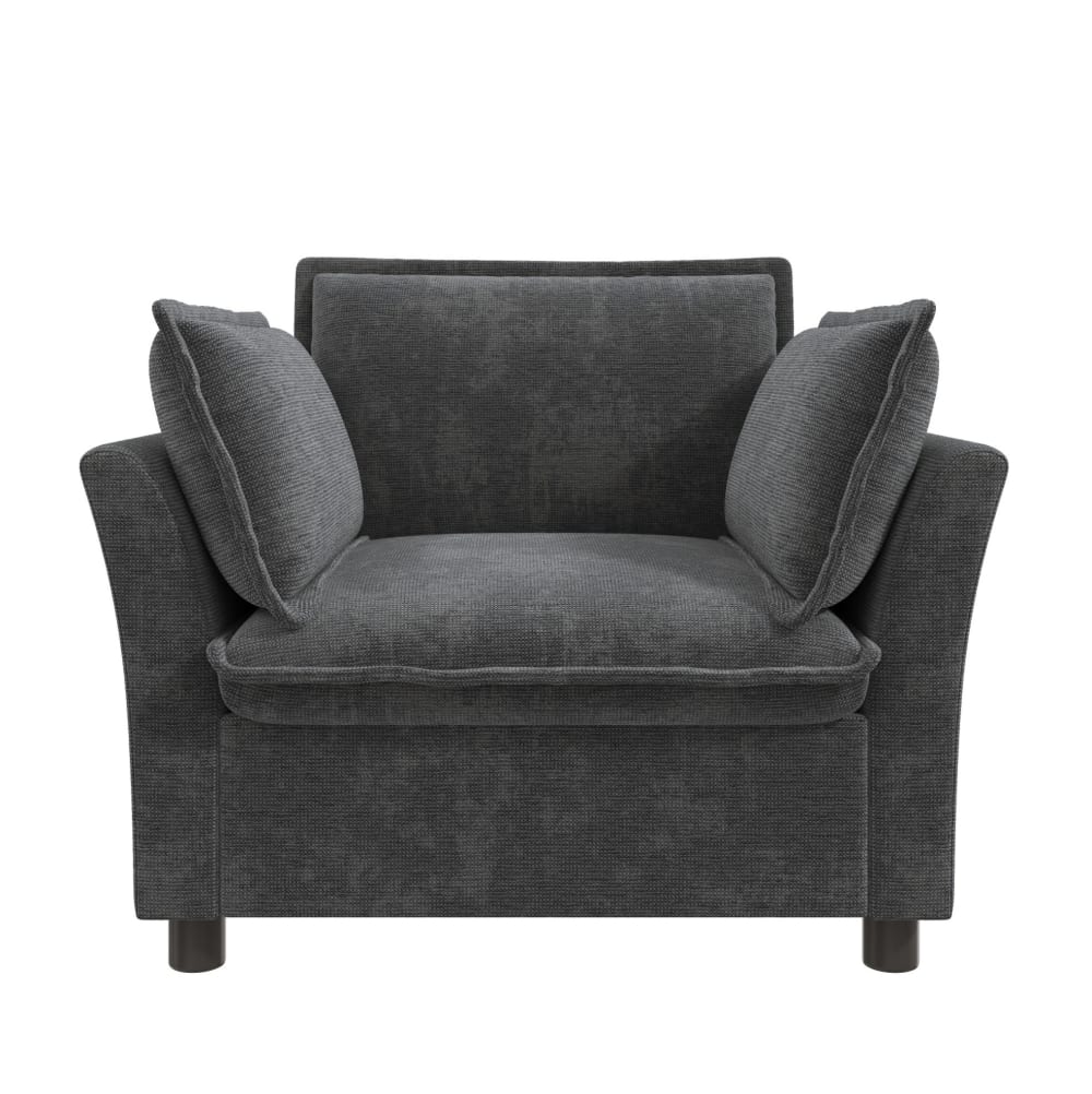 Wohnli Möbelsuche - 3-teiliges Sofaset aus Chenille modular 220x87x81 cm