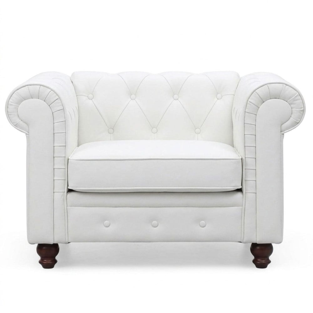 wohnli-moebel-suche-M26130396 Wohnli Möbelsuche - Großer Sessel Chesterfield Weiß