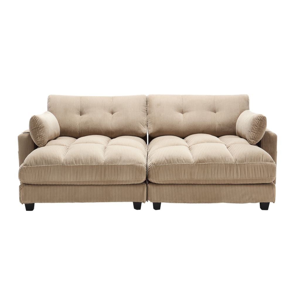 wohnli-moebel-suche-M26131015 Wohnli Möbelsuche - 2-Sitzer-Sofa aus Cord teilbar 224x140x81 cm