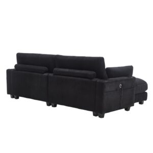 wohnli-moebel-suche-M26131019 Wohnli Möbelsuche - 2-Sitzer-Sofa aus Cord modular mit USB 224x140x81 cm