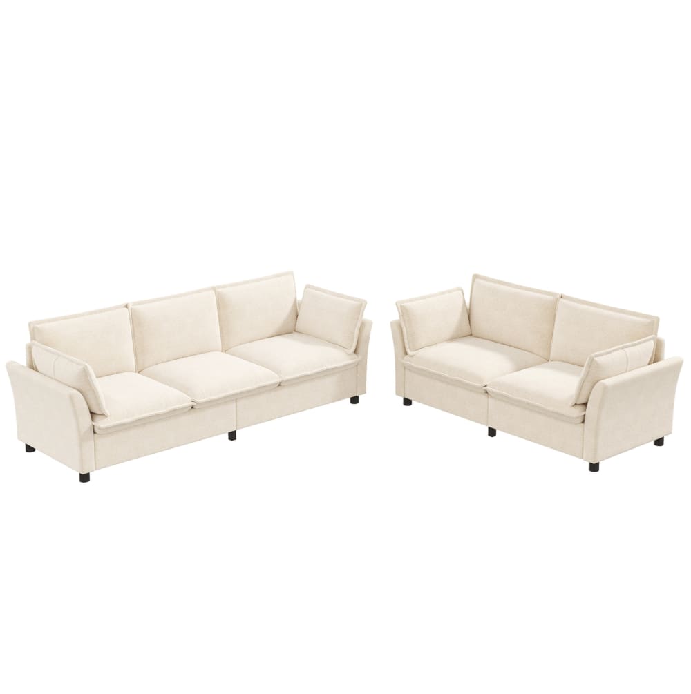 wohnli-moebel-suche-M26131473 Wohnli Möbelsuche - 2-teilige Sofakombination aus Chenille modular 220x87x81 cm