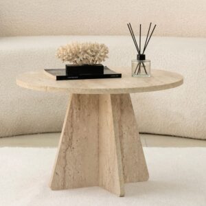- 60x40x60cm Holz Beige Dmora Möbel Wohnzimmermöbel Beistelltische