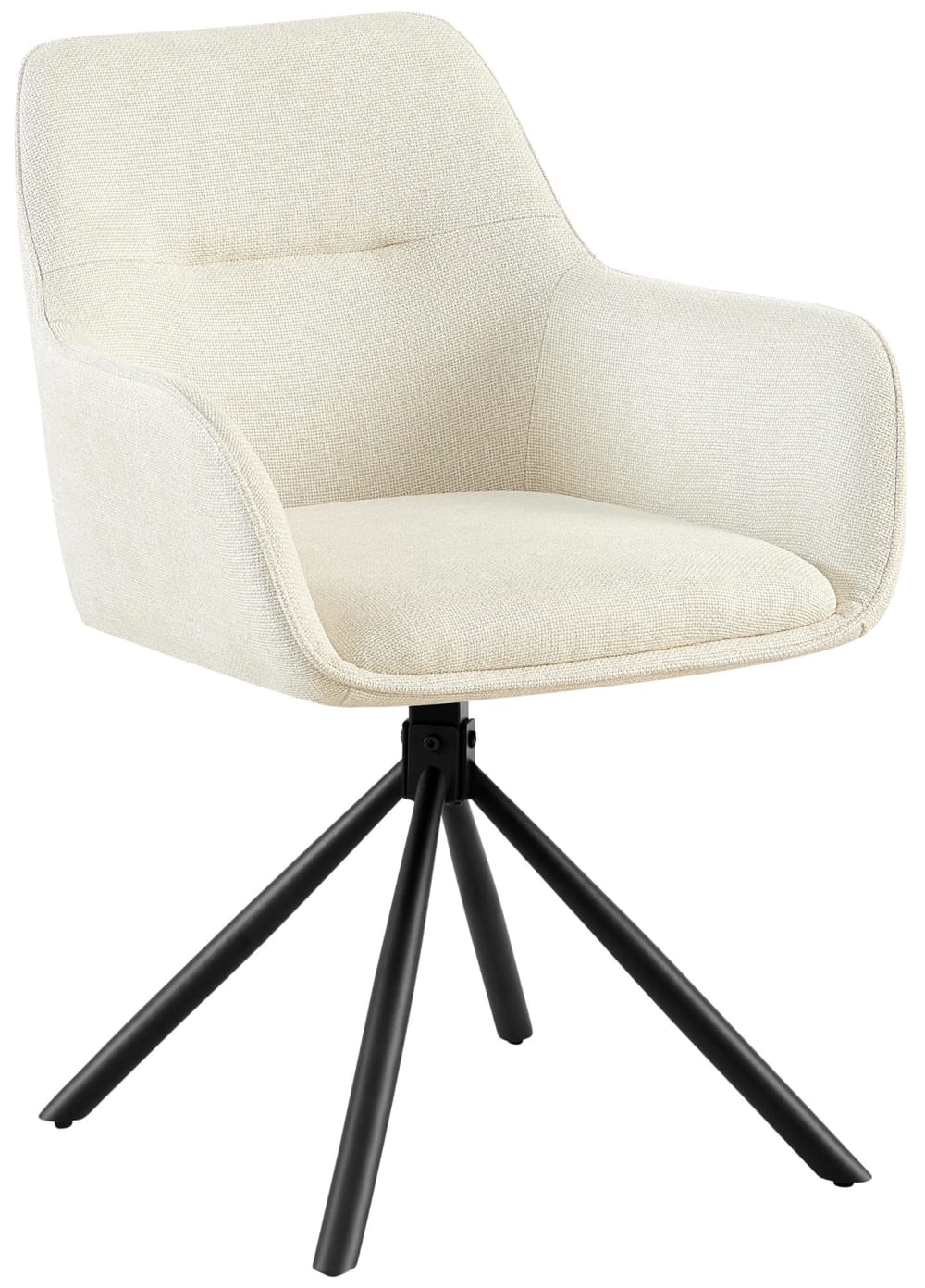 wohnli-moebel-suche-M26132388 Wohnli Möbelsuche - Esszimmerstuhl drehbar aus Stoff creme