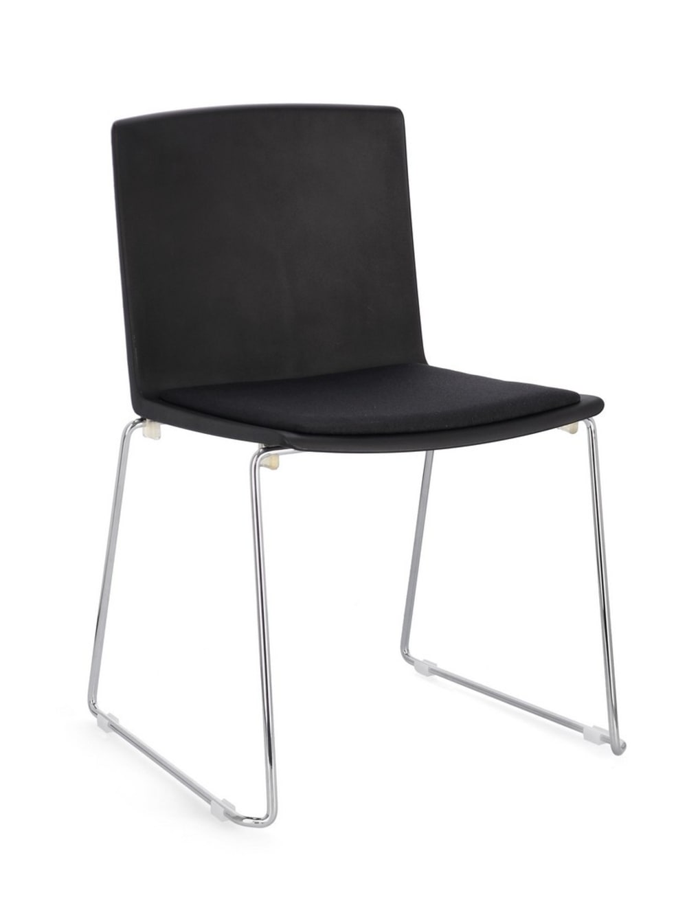 wohnli-moebel-suche-M26133918 Wohnli Möbelsuche - Set mit 6 schwarzen Esszimmerstühlen aus Stahl und Polypropylen