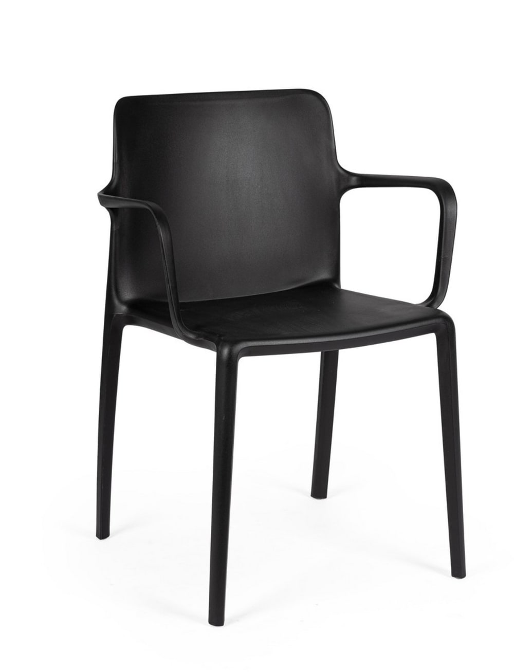 wohnli-moebel-suche-M26133959 Wohnli Möbelsuche - Set mit 6 schwarzen Esszimmerstühlen aus Stahl und Polypropylen