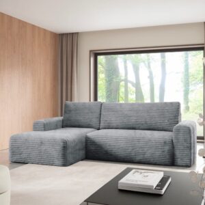wohnli-moebel-suche-M26138171 Wohnli Möbelsuche - 3-Sitzer-Ecksofa links Kiefernholz Dunkelgrau