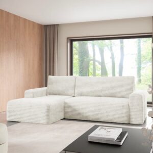 wohnli-moebel-suche-M26138883 Wohnli Möbelsuche - 3-Sitzer-Ecksofa links Kiefernholz Gebrochenes Weiß