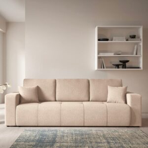 wohnli-moebel-suche-M26148519 Wohnli Möbelsuche - 3-Sitzer-Sofa mit Schlaffunktion Kiefernholz Beige
