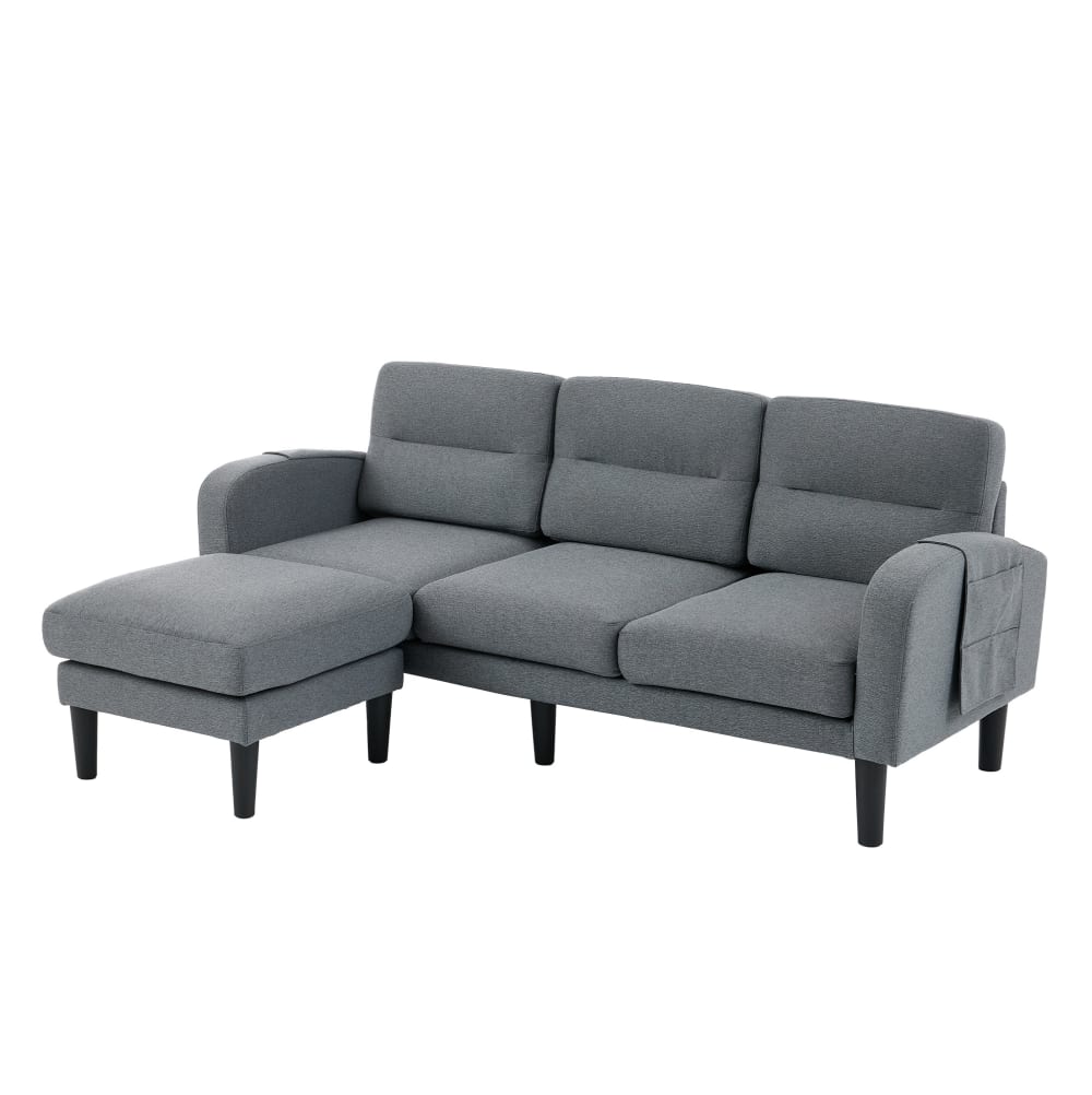wohnli-moebel-suche-M26151825 Wohnli Möbelsuche - Ecksofa aus Stoff mit Chaiselongue und Stauraum 204x136x80 cm
