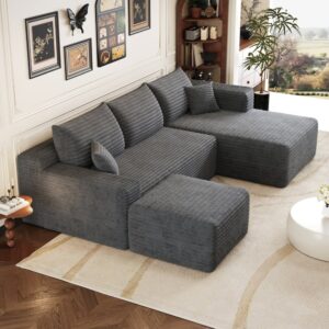 wohnli-moebel-suche-M26151948 Wohnli Möbelsuche - Ecksofa komprimiert aus Stoff mit Chaiselongue 241 cm
