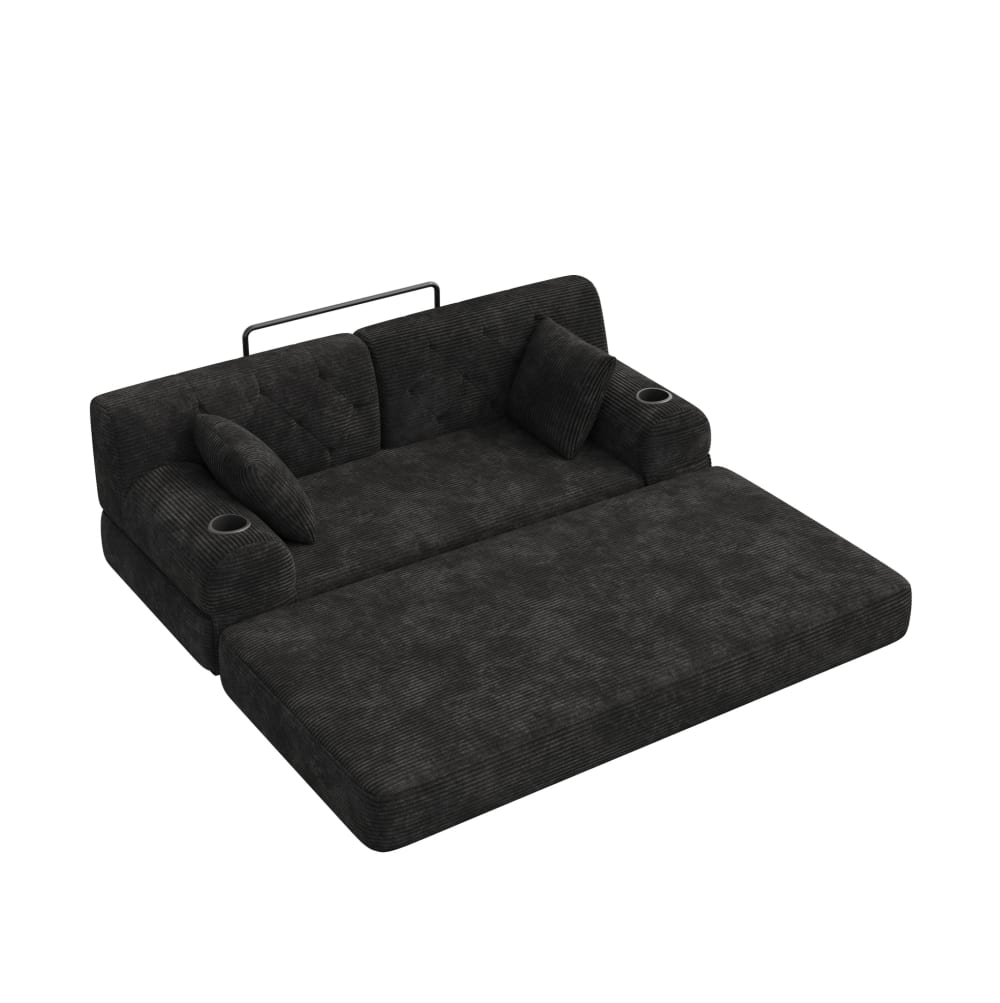 wohnli-moebel-suche-M26151969 Wohnli Möbelsuche - Schlafsofa aus Cord mit hoher Rückenlehne 168x80x81 cm