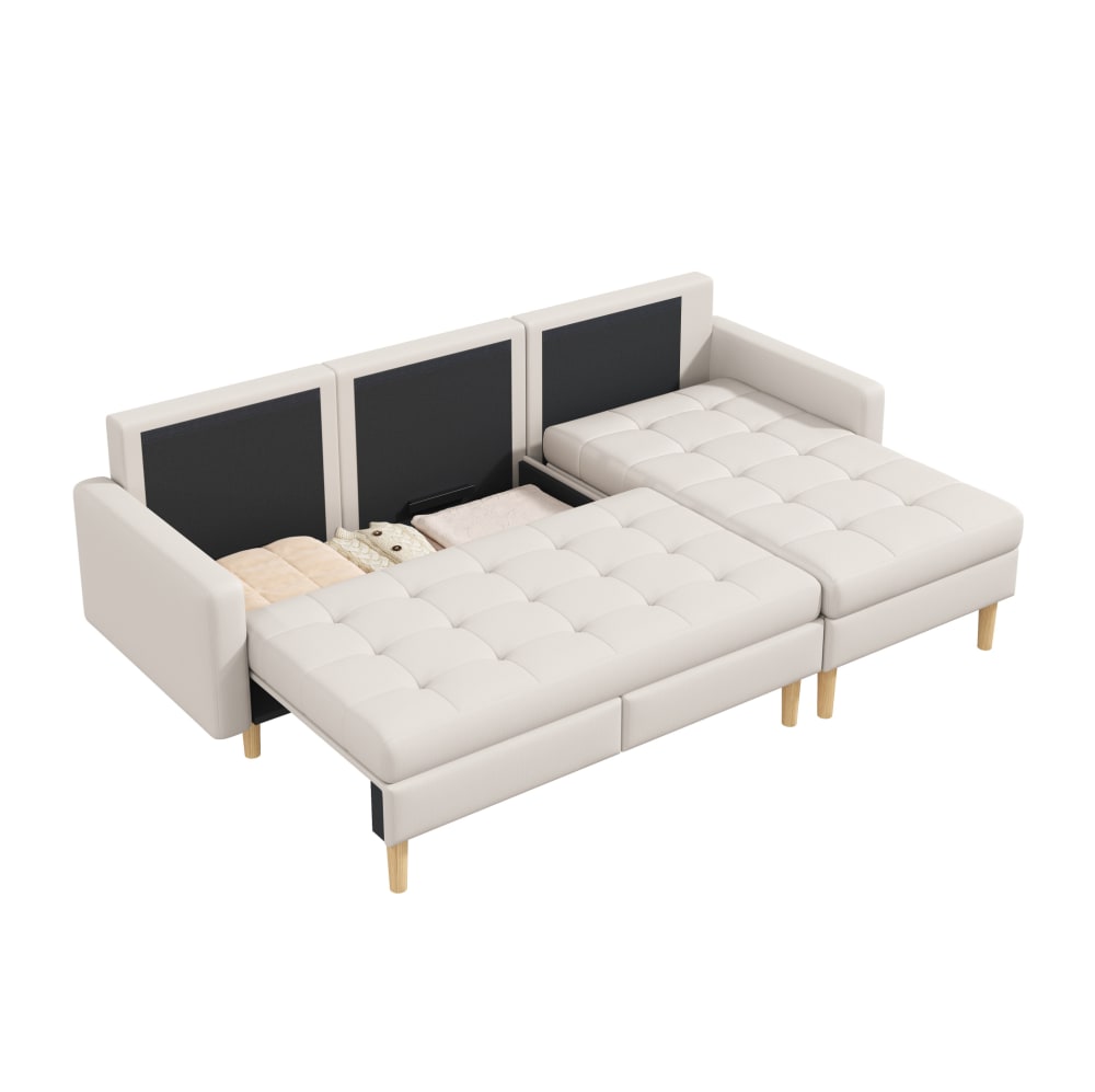wohnli-moebel-suche-M26151977 Wohnli Möbelsuche - Ecksofa aus Stoff mit Stauraum und Chaiselongue 212x130x86 cm