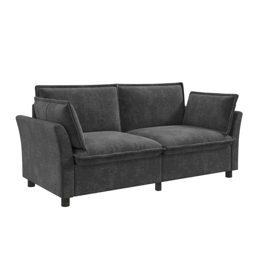 wohnli-moebel-suche-M26151987 Wohnli Möbelsuche - 2-Sitzer-Sofa aus Chenille mit Armlehnenkissen 155x81x87 cm