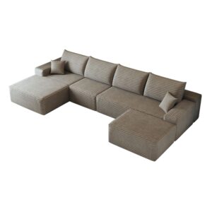 wohnli-moebel-suche-M26152024 Wohnli Möbelsuche - Ecksofa aus Stoff modular ohne Montage 340 cm