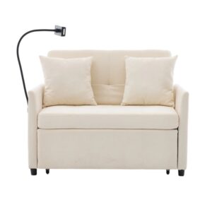 Wohnli Möbelsuche - Schlafsessel aus Stoff mit USB und Tablethalter 109x72x83