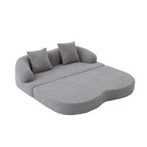 wohnli-moebel-suche-M26152101 Wohnli Möbelsuche - Schlafsofa aus Chenille mit Klappfunktion 157x84x65 cm