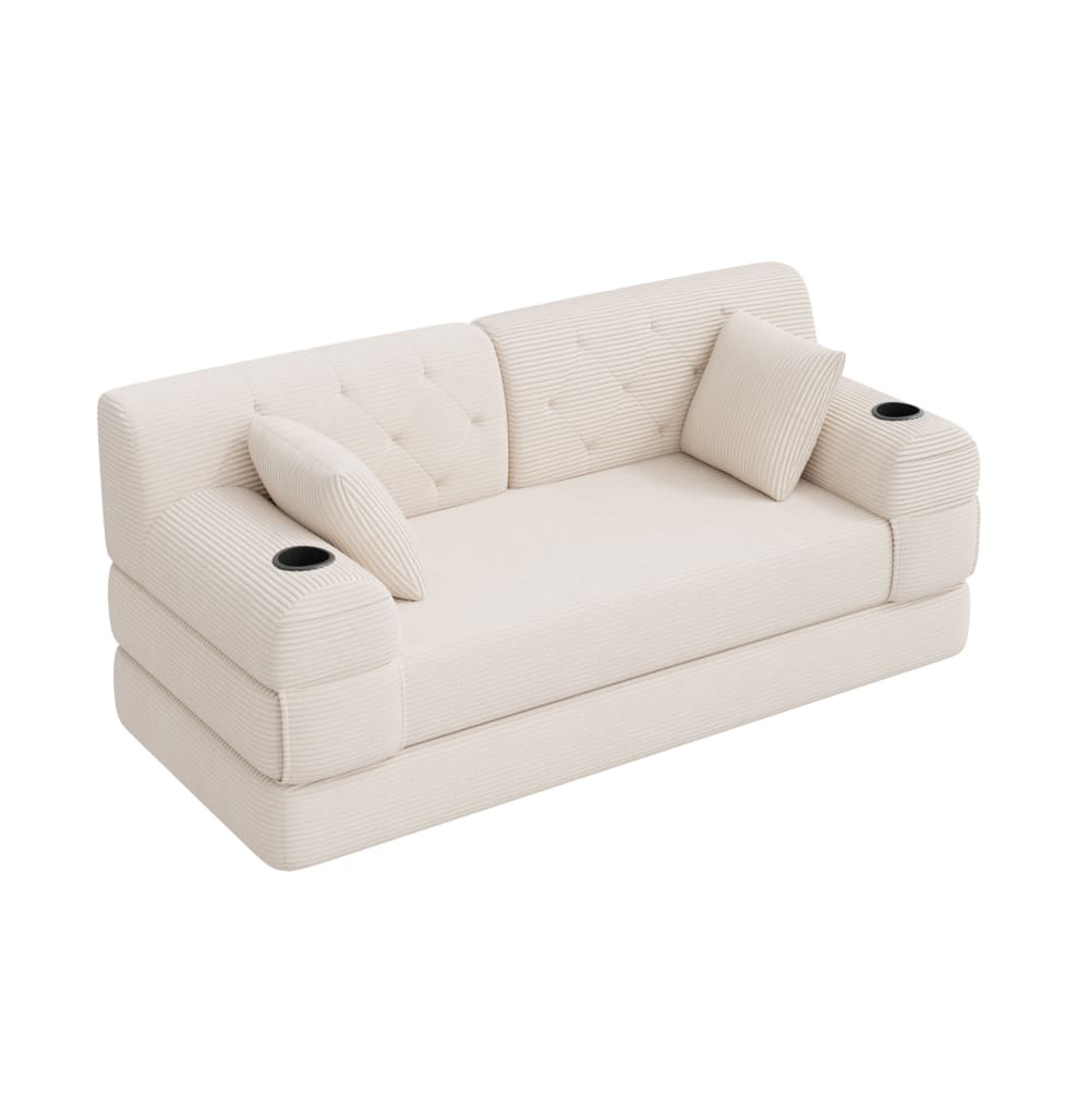 wohnli-moebel-suche-M26152113 Wohnli Möbelsuche - Schlafsofa aus Cord mit hoher Rückenlehne 168x80x81 cm