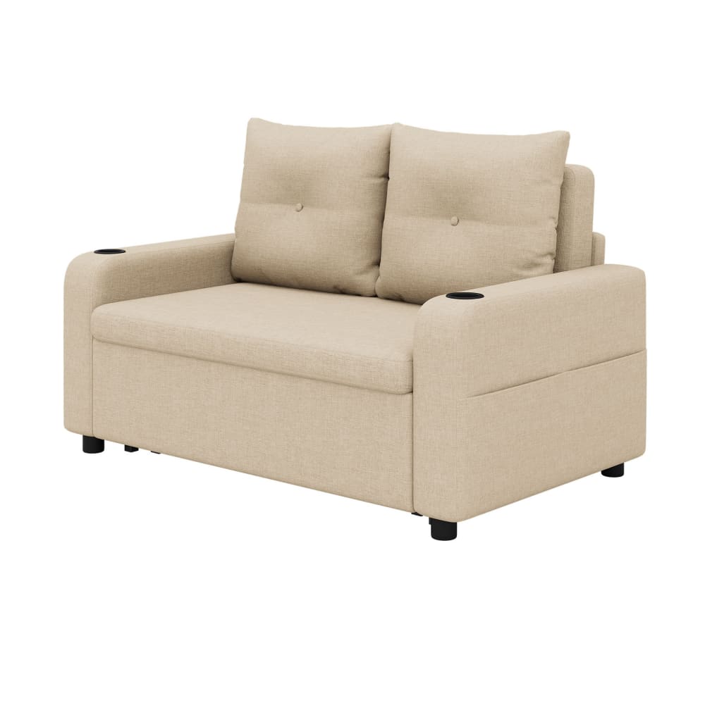 wohnli-moebel-suche-M26152170 Wohnli Möbelsuche - Sofa aus Leinenstoff mit USB 131x81x94 cm