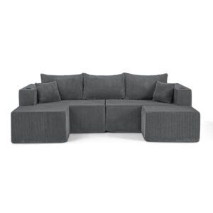 wohnli-moebel-suche-M26152171 Wohnli Möbelsuche - Ecksofa aus Schaumstoff mit Ottomanen und Kissen