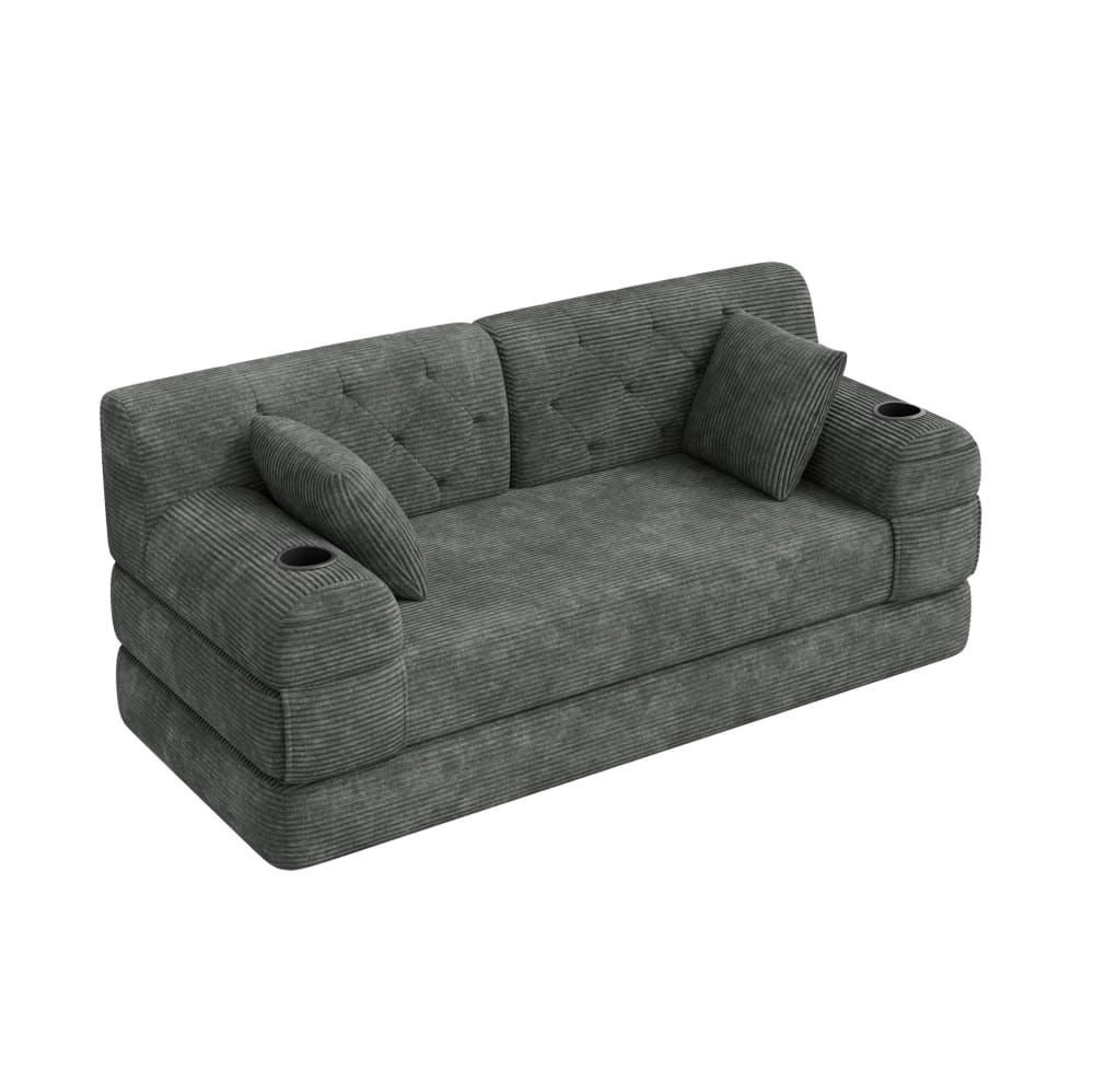 wohnli-moebel-suche-M26152182 Wohnli Möbelsuche - Schlafsofa aus Cord mit hoher Rückenlehne 168x80x81 cm