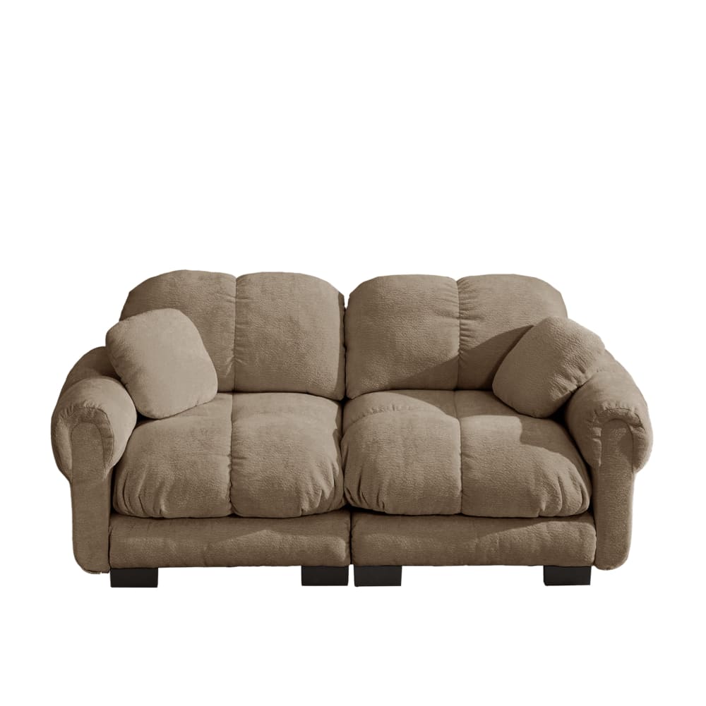 wohnli-moebel-suche-M26152189 Wohnli Möbelsuche - 2-Sitzer Sofa aus Chenille mit Steppnähten und Moduldesign